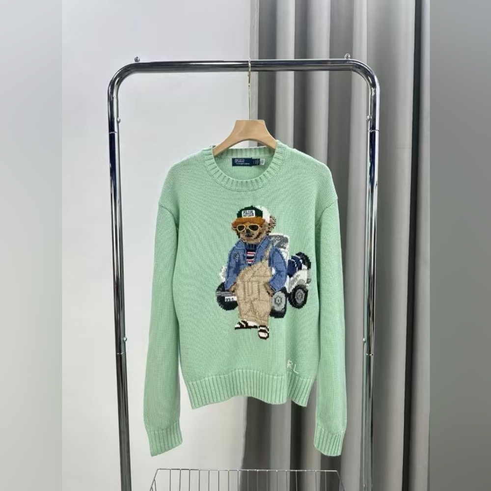 Polo Ralph Lauren Polo Bear Cadet Jacquard Cotton Sweaters